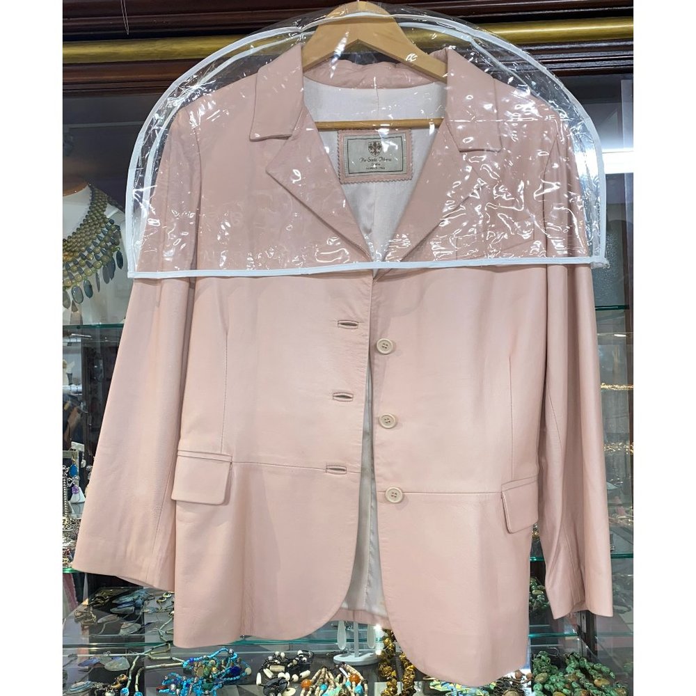 Pink Leather Jacket - Picture 2 of 7